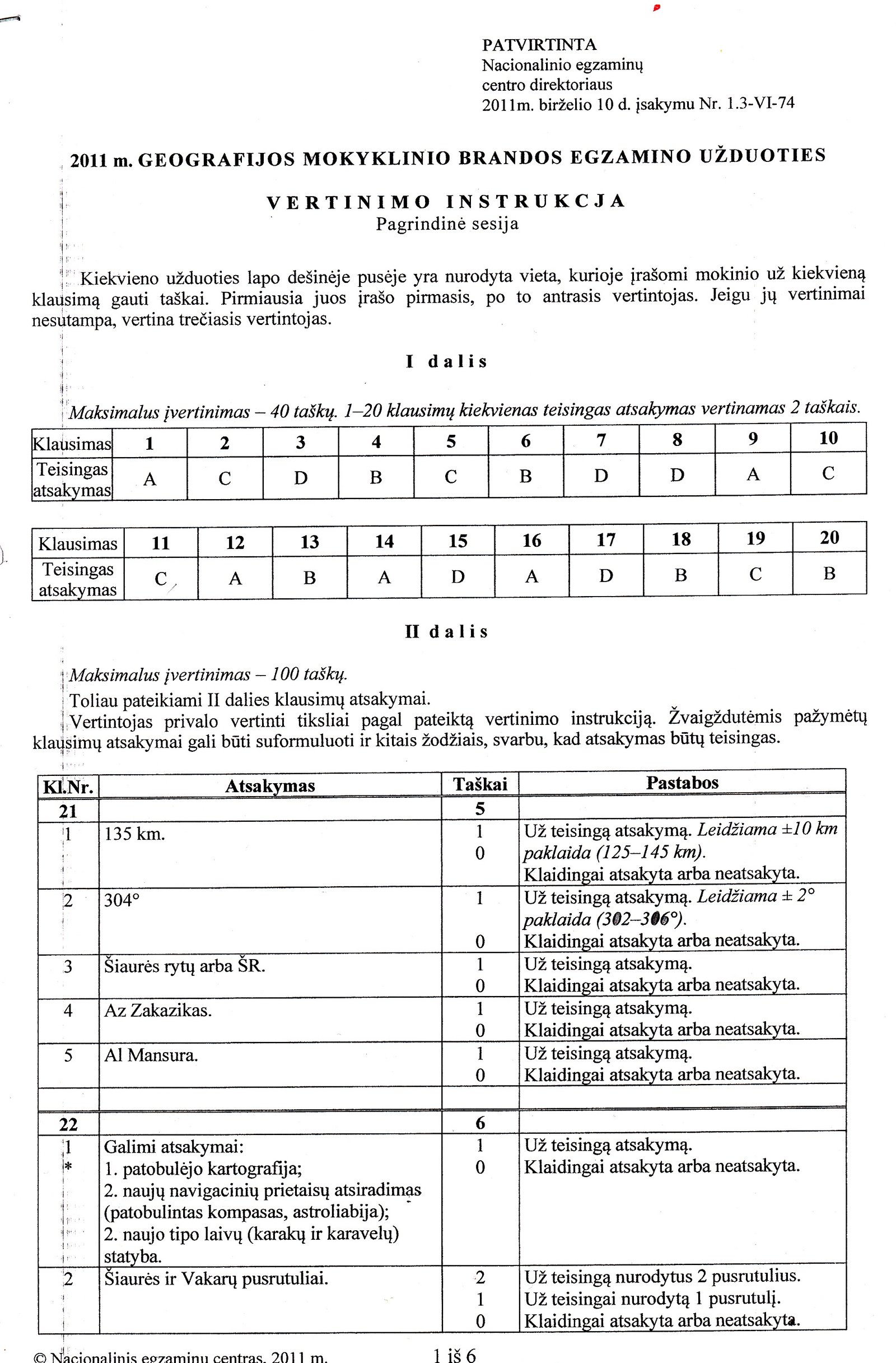 2013 Biologijos valstybinio egzamino atsakymai