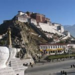 Tibetas Potalos rūmai Lhasoje
