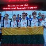 Lietuvos komanda XIII pasaulineje geografijos olimpiadoje Kinijoje